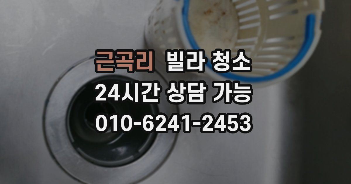 근곡리 빌라 청소