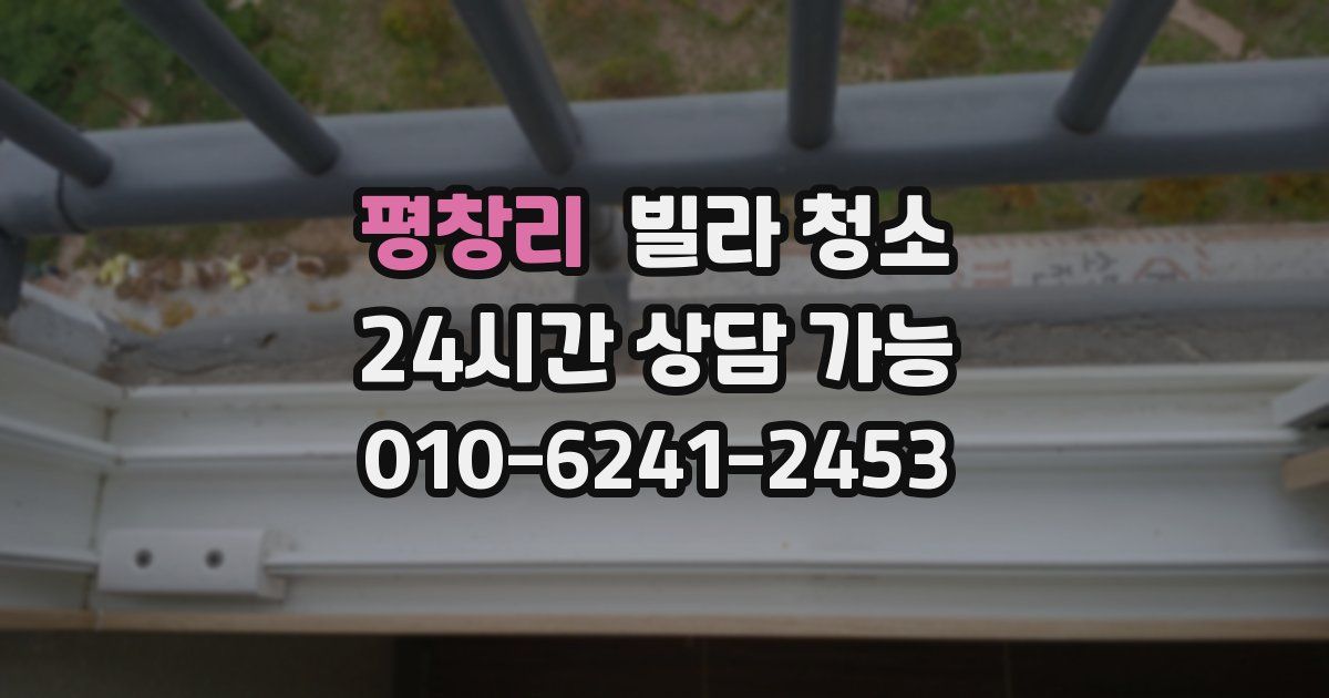 평창리 빌라 청소