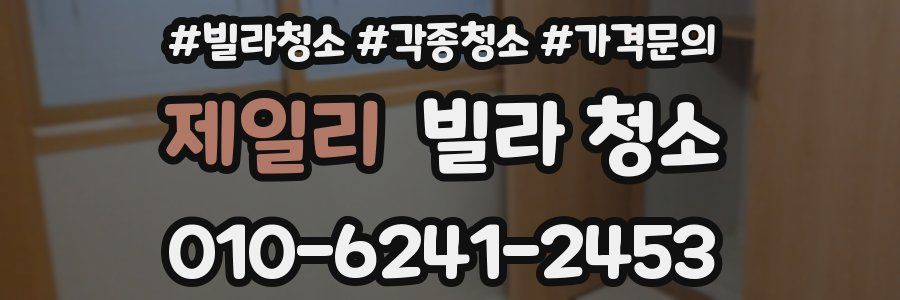 제일리 빌라 청소