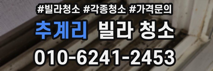 추계리 빌라 청소