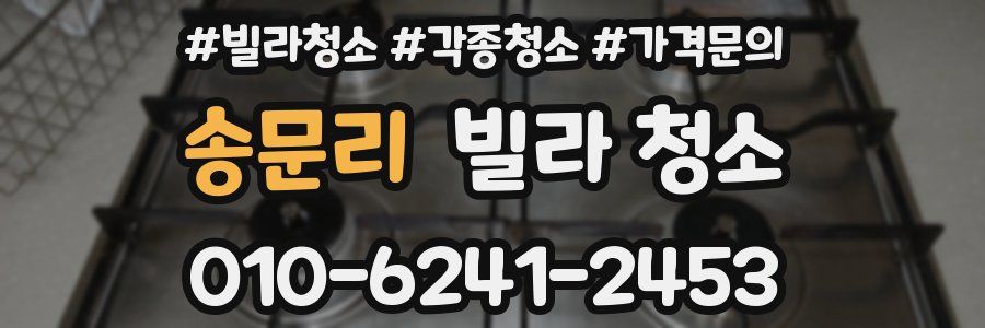 송문리 빌라 청소