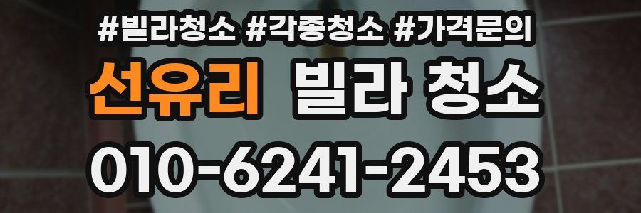 선유리 빌라 청소