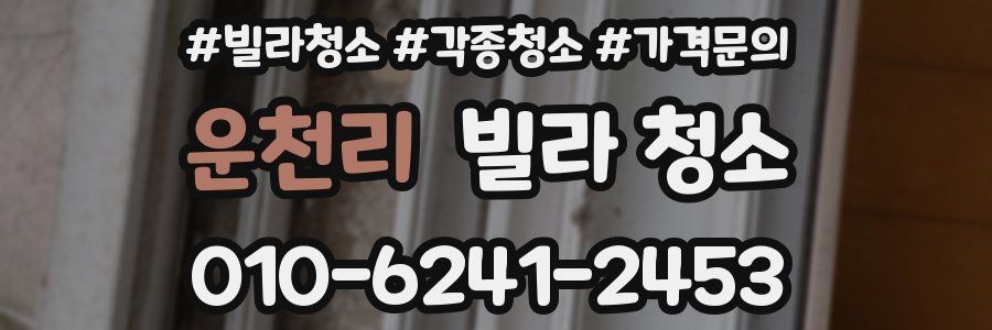 운천리 빌라 청소