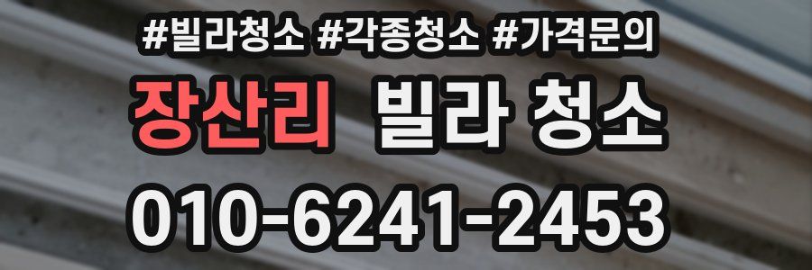 장산리 빌라 청소