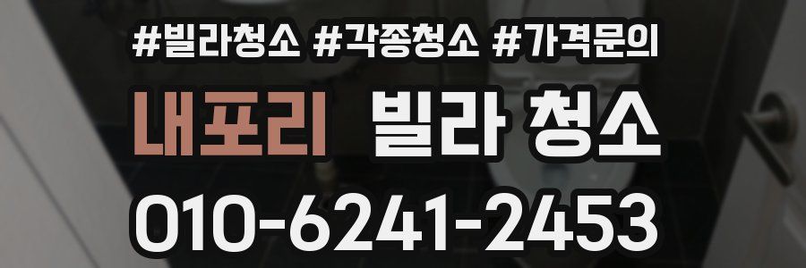 내포리 빌라 청소