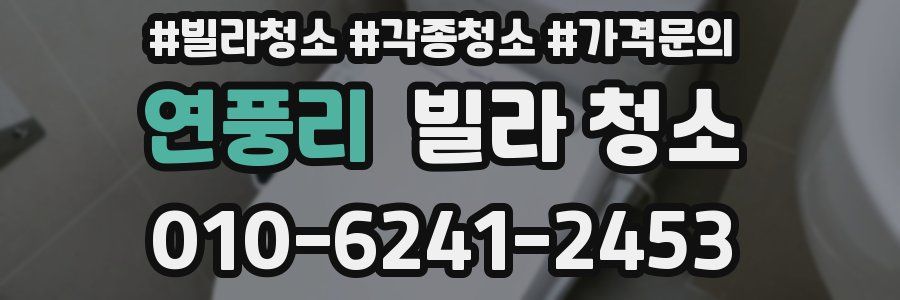 연풍리 빌라 청소