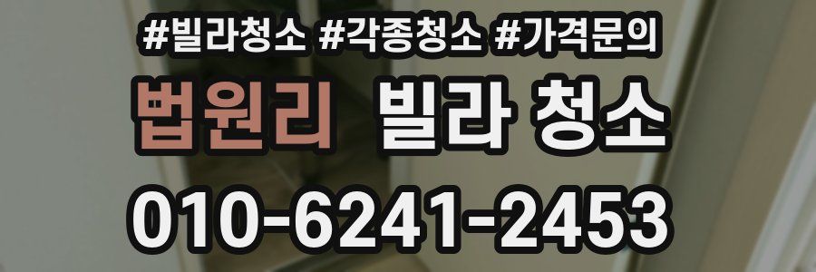 법원리 빌라 청소