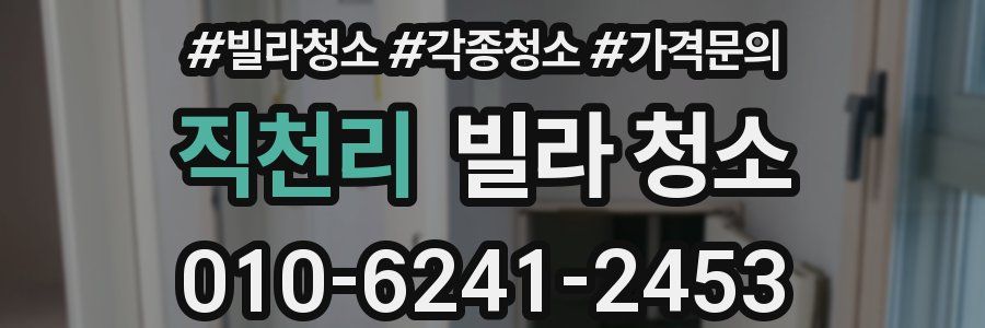 직천리 빌라 청소