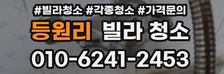 등원리 빌라 청소