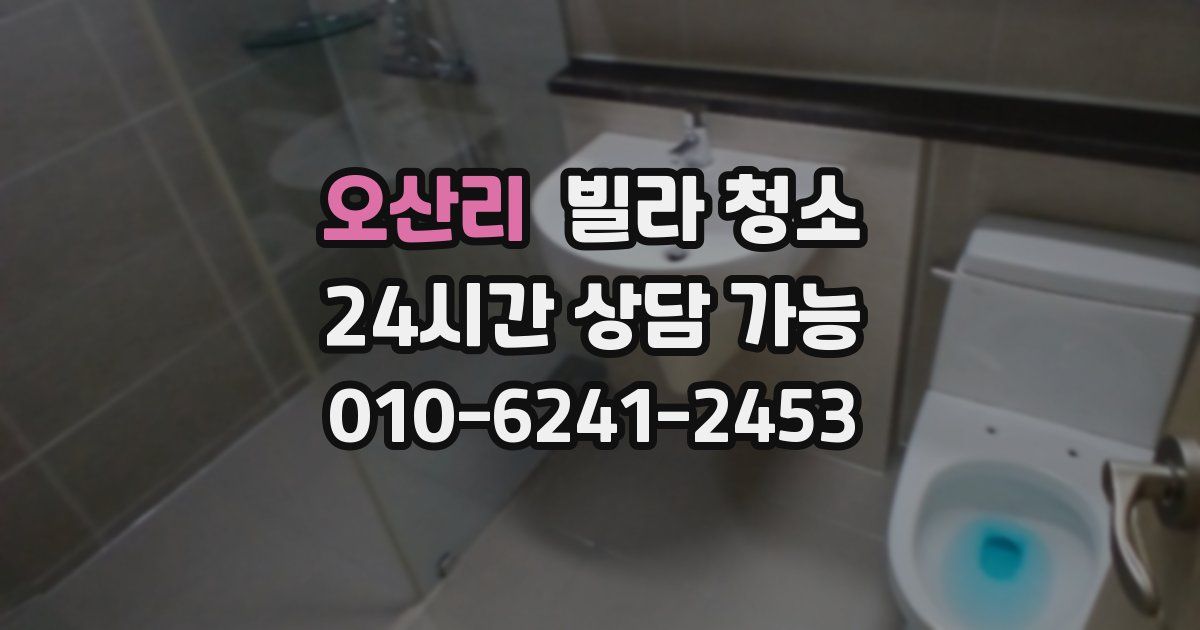 오산리 빌라 청소