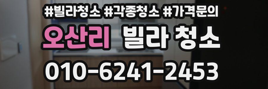 오산리 빌라 청소