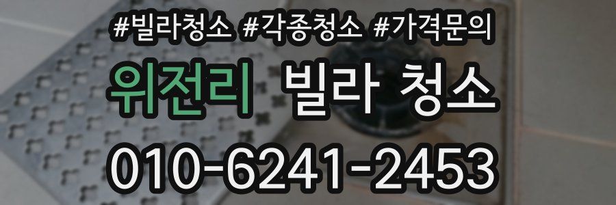 위전리 빌라 청소