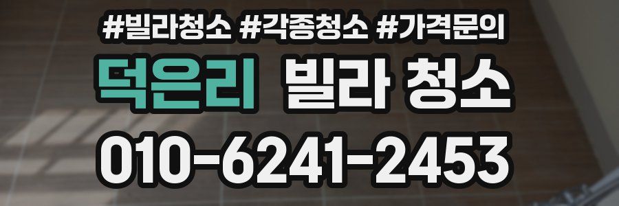 덕은리 빌라 청소