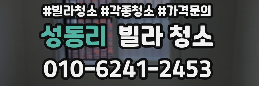 성동리 빌라 청소