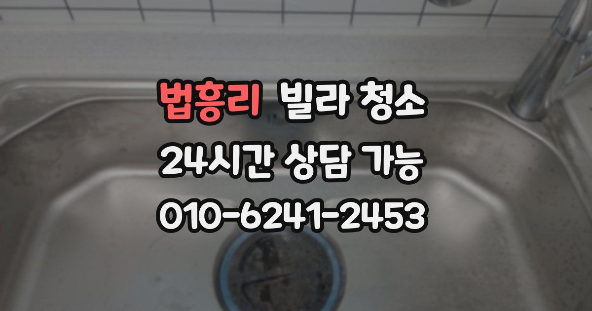 법흥리 빌라 청소