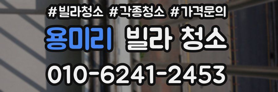 용미리 빌라 청소