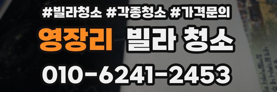 영장리 빌라 청소