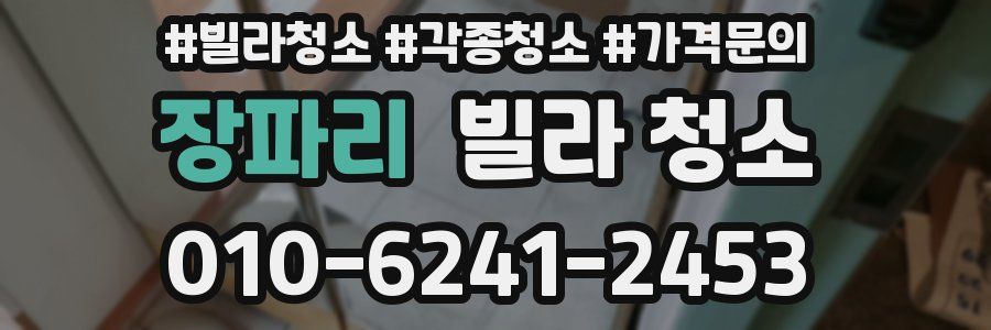 장파리 빌라 청소