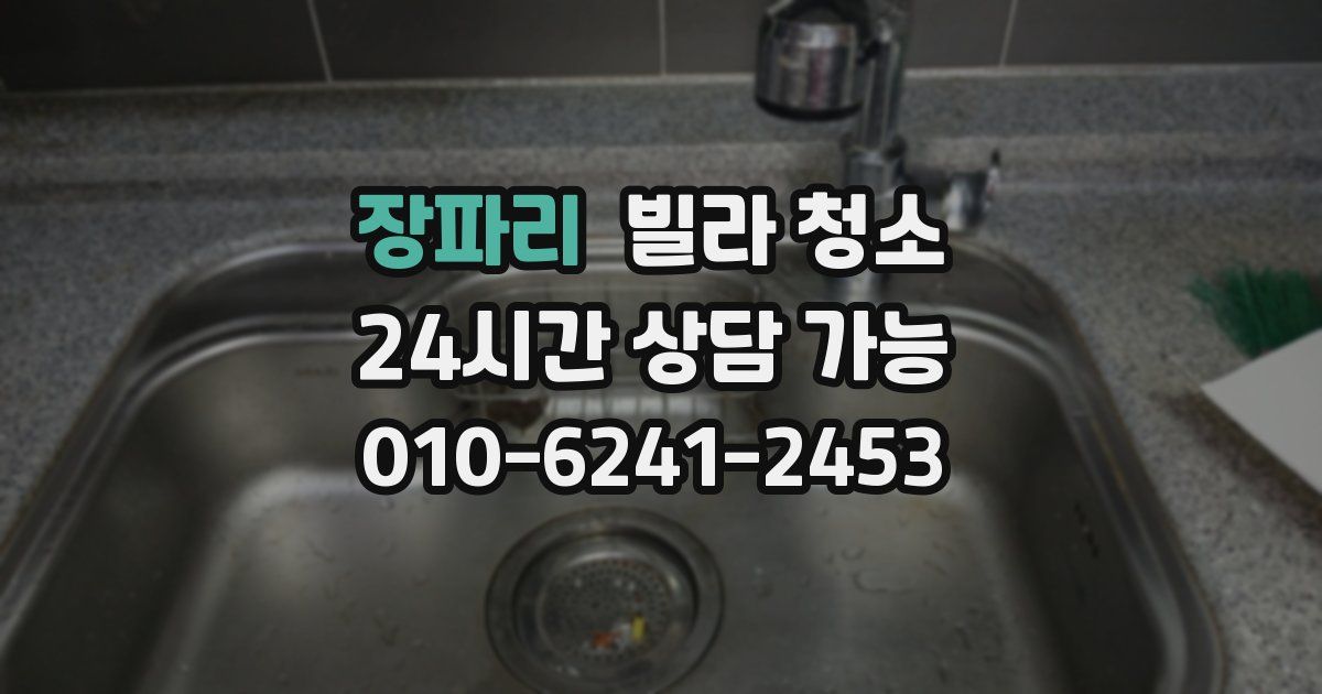 장파리 빌라 청소