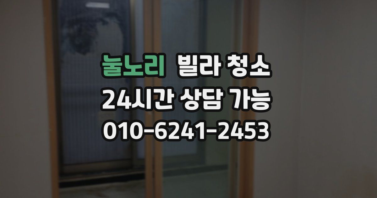 눌노리 빌라 청소