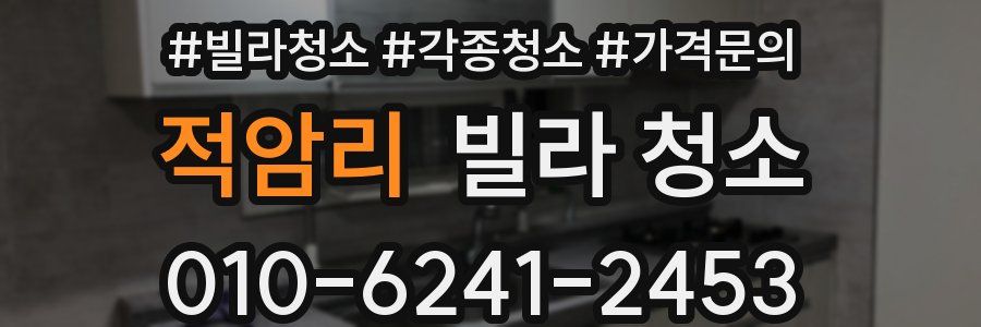 적암리 빌라 청소