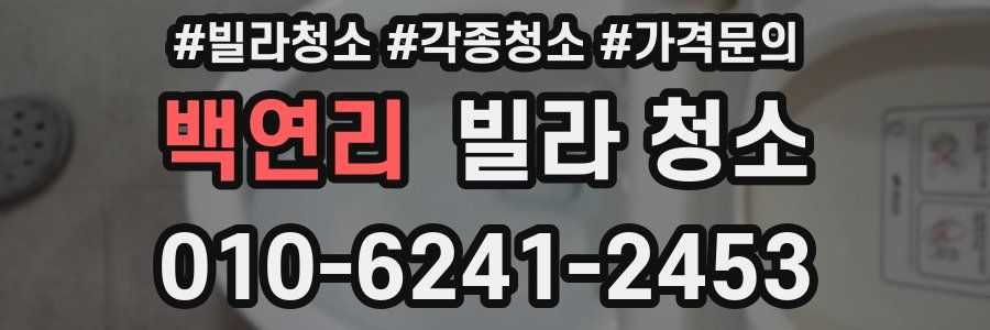 백연리 빌라 청소