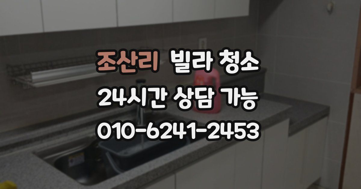 조산리 빌라 청소