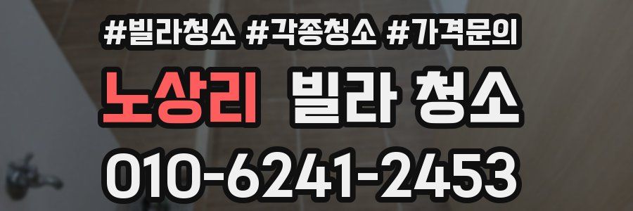 노상리 빌라 청소