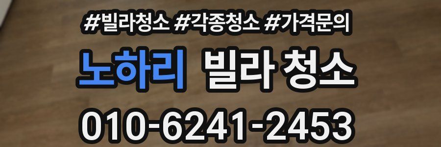 노하리 빌라 청소
