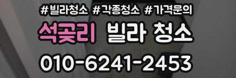 석곶리 빌라 청소