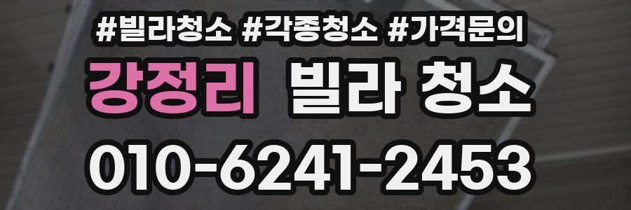 강정리 빌라 청소