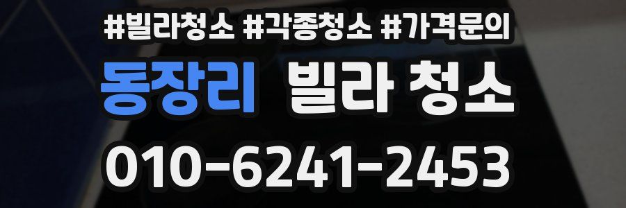 동장리 빌라 청소