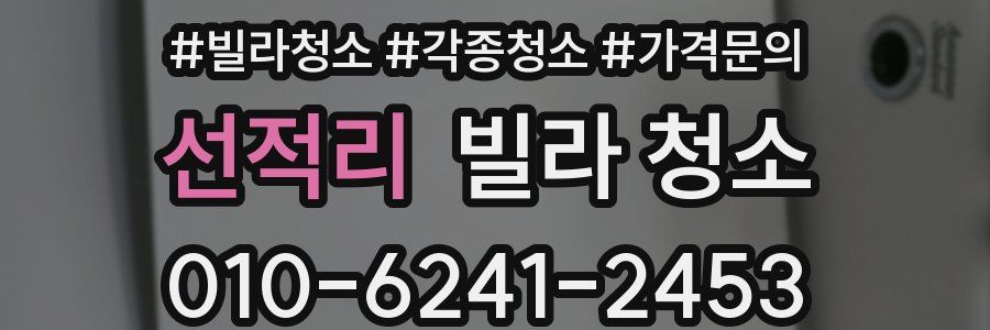 선적리 빌라 청소