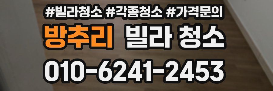 방추리 빌라 청소