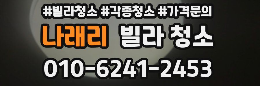 나래리 빌라 청소