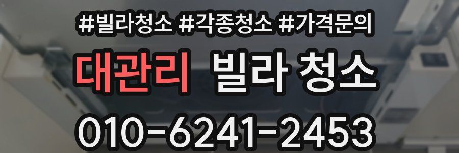 대관리 빌라 청소
