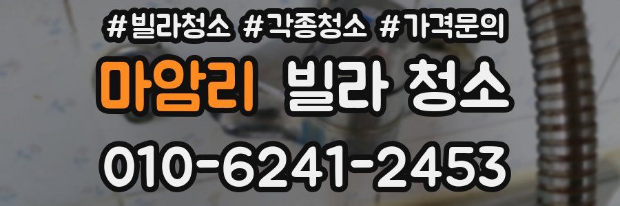 마암리 빌라 청소