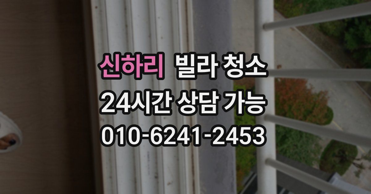 신하리 빌라 청소