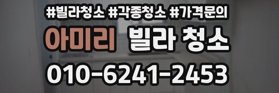 아미리 빌라 청소