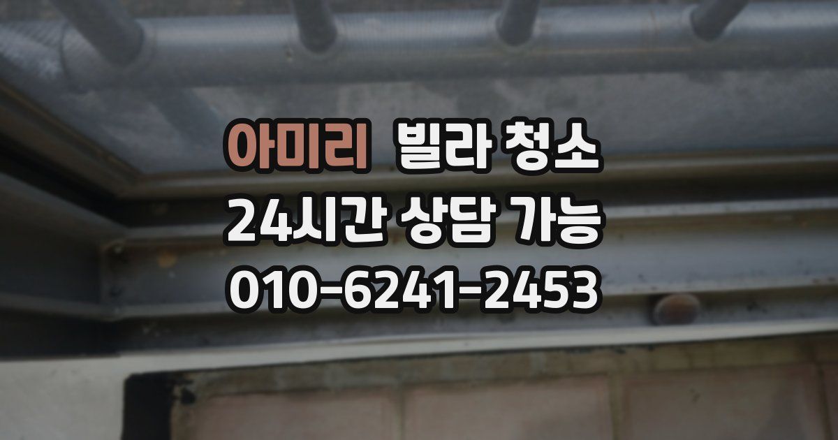 아미리 빌라 청소