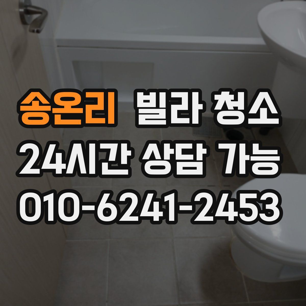 송온리 빌라 청소