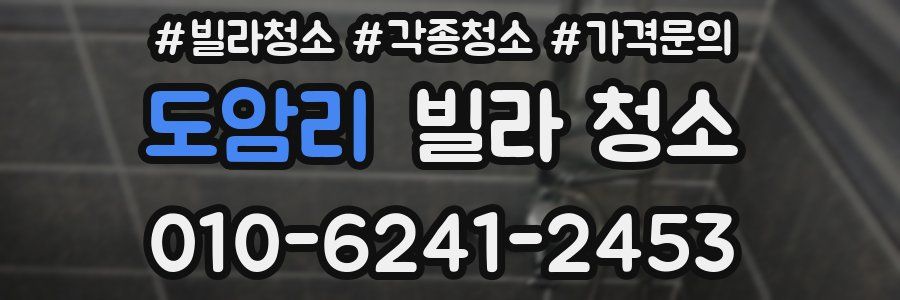 도암리 빌라 청소