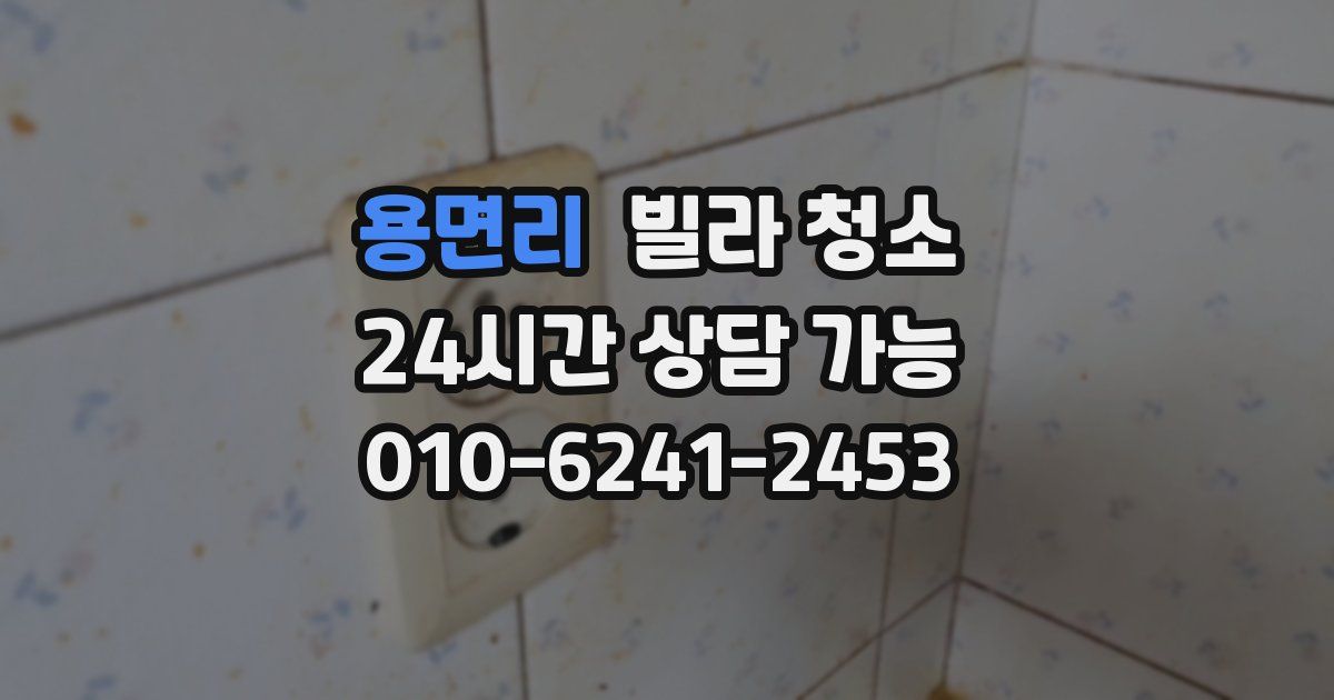 용면리 빌라 청소