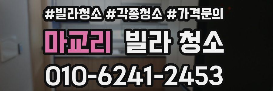 마교리 빌라 청소