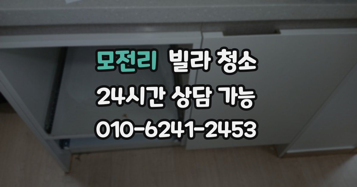 모전리 빌라 청소