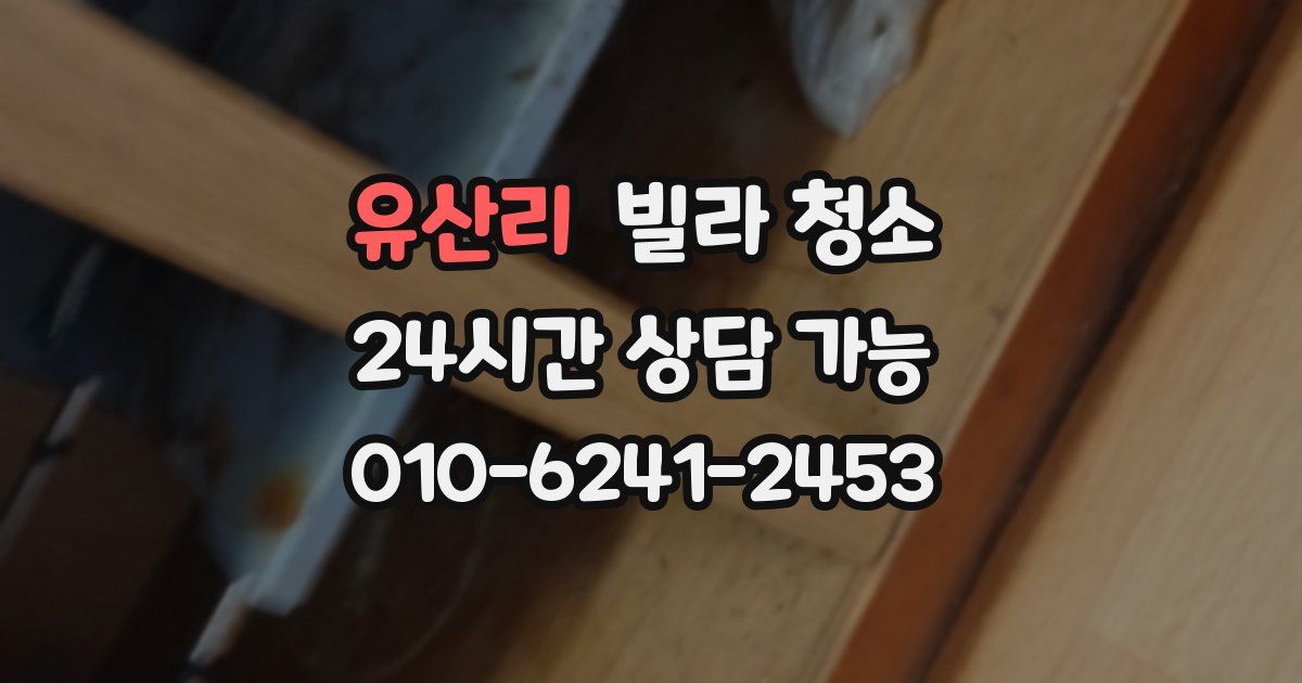 유산리 빌라 청소