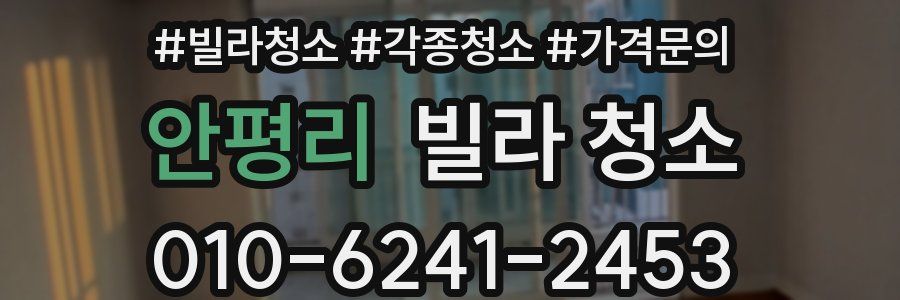 안평리 빌라 청소