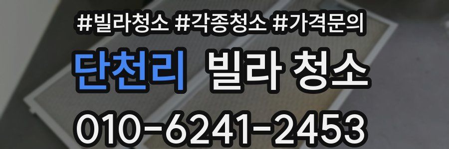 단천리 빌라 청소