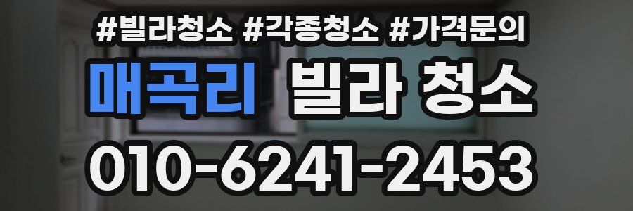 매곡리 빌라 청소