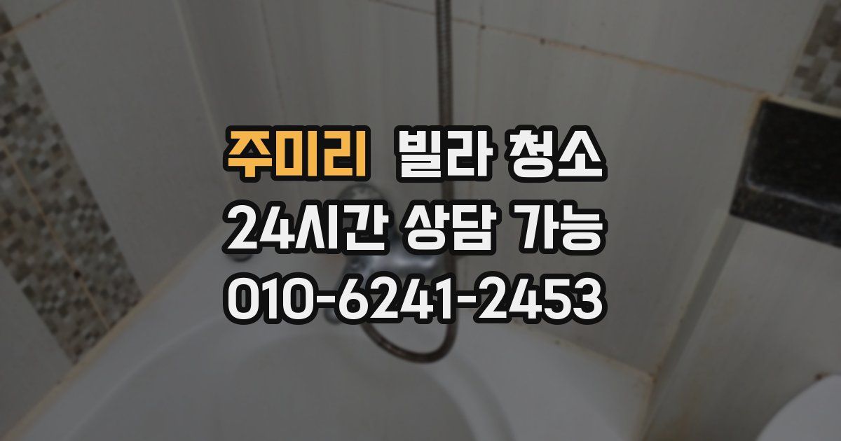 주미리 빌라 청소